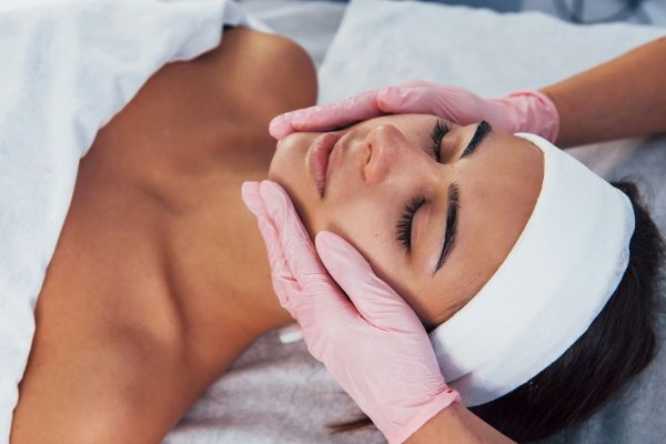 Facial dry or dehydrated skin